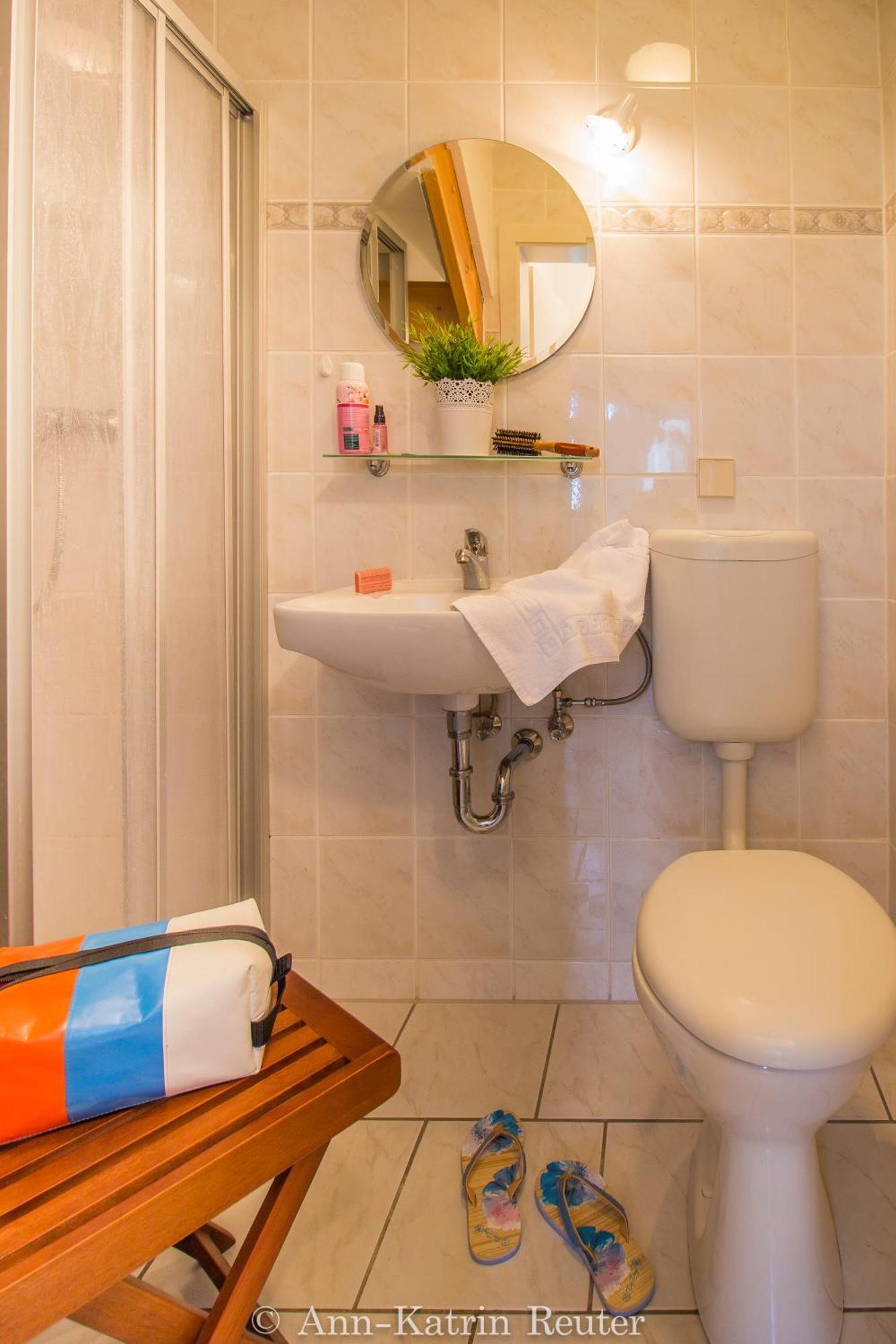 Ferienhaus Am Ufer - Ferienwohnung Strandsand ザスニッツ エクステリア 写真