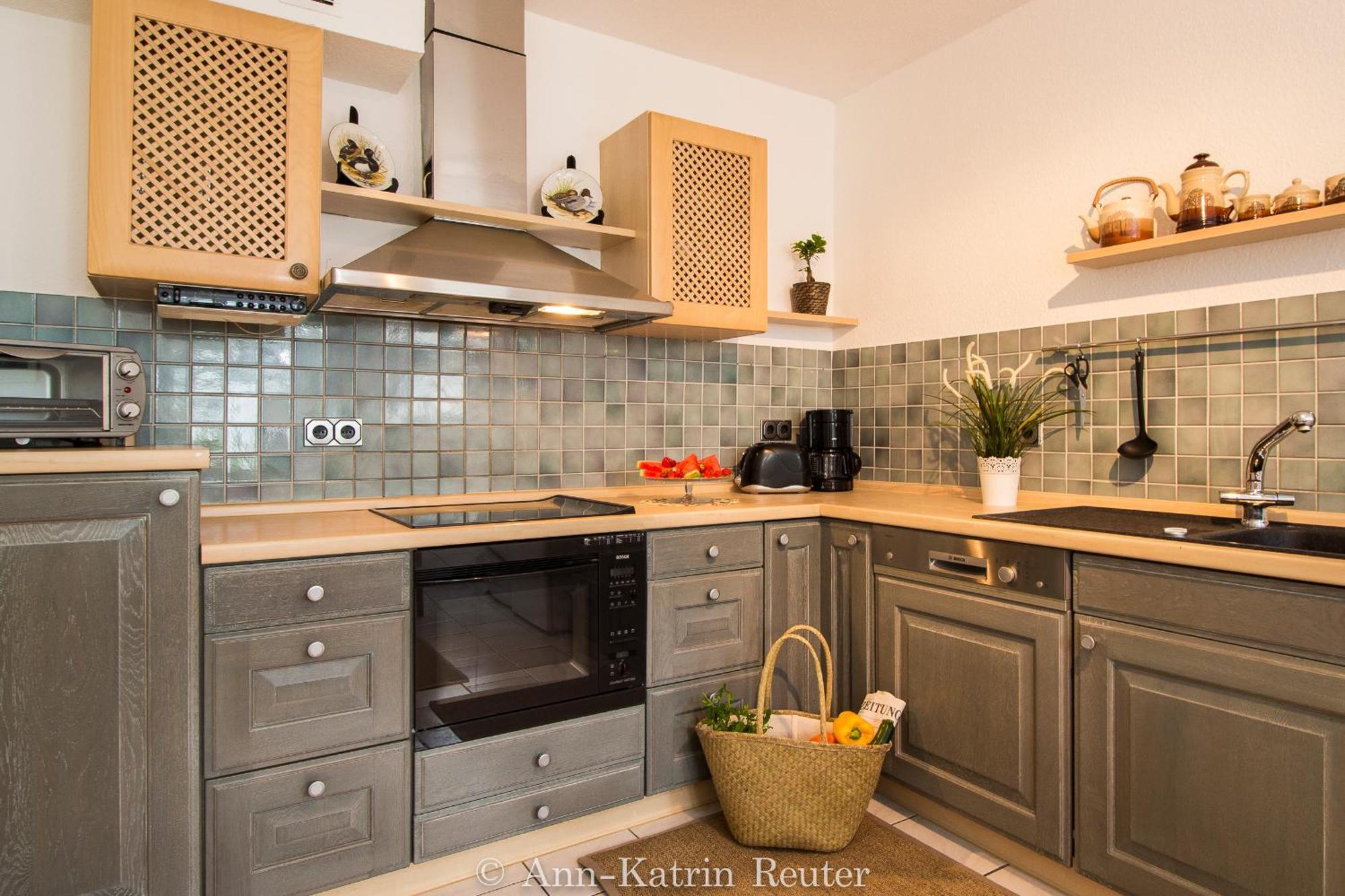 Ferienhaus Am Ufer - Ferienwohnung Strandsand ザスニッツ エクステリア 写真